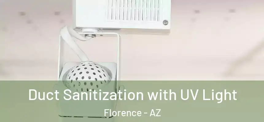  Duct Sanitization with UV Light Florence - AZ